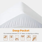 MATBEBY Olympic Super Queen Size Mattress Pad - Image 4