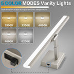 SOLFART Bathroom Vanity Light 40-Inch: 5CCT Dimmable Brushed Nickel Led - Image 5