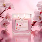 Colonial Candle Pink Cherry Blossom Scented Jar Candle, 2 Wick, 3.5 oz - Image 3