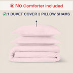 Kotton Culture 3 Pc Duvet Cover Queen Size/Full Size Set-100% Egyptian Cotton - Image 2