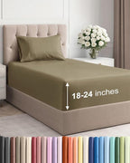 Extra Deep Twin Sheet Set by CGKUnlimited