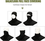 SATINIOR 3 Piece Balaclava Face Cover Sun Protection Neck Cover Summer - Image 3