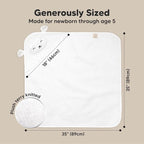 KeaBabies Hooded Baby Towel for Newborn - Image 4