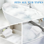 Bath Pillow Bathtub Pillow, Extra Soft & Comfortable Bath Pillows - Image 7