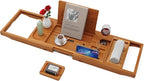 Yirilan Teak Bathtub Tray for Tub, Bath Table Tray for Tub Wood, Bathtub Caddy - Image 8