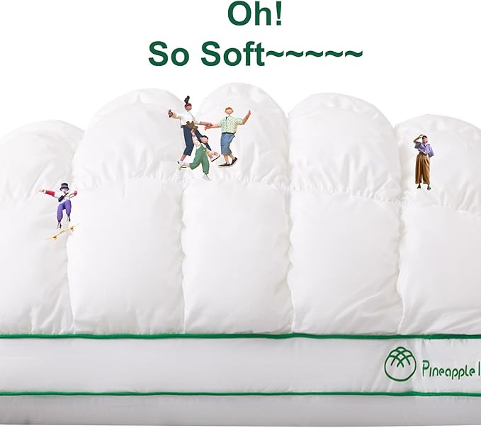 YOUR MOON Fluffy Support Bed Pillow Standard Size, Super Soft Premium - Image 2