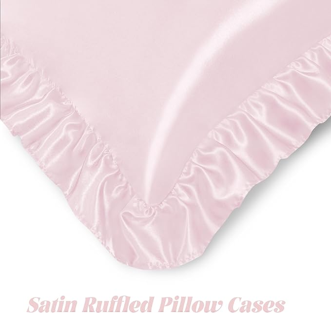 Homiest Ruffle Satin Pillowcase - Image 4