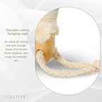 Touch Me All Natural Spa Sisal Dry Skin Brush – Premium Quality 9” Exfoliating - Image 4