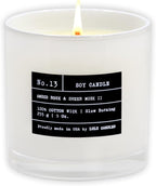 Lulu Candles | Amber, Rose & Sheer Musk II | Luxury Scented Soy Jar Candle | by LULUCANDLES