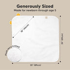 KeaBabies Hooded Baby Towel for Newborn - Image 4