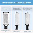 Fu Store 2 Pack Foot Files Callus Remover Stainless Steel Foot Rasp and Dual - Image 6