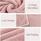 Jseng 3PC Microfiber Hair Towel Caps, Extreme Soft & Ultra Absorbent, Fast - Image 4