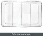 mDesign Plastic Divided First Aid Storage Box Kit - Image 6
