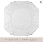 Bioweaves 100% Organic Cotton Mattress Pad Cover, GOTS Certified Cooling 300 - Image 3