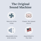 Yogasleep Dohm Classic The Original White Noise Machine, Soothing Natural Sound - Image 2
