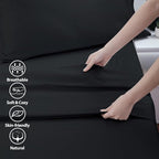 2-Pack Cotton Queen Flat Sheet Only, 600 Thread Count 100% Egyptian Cotton Top - Image 3