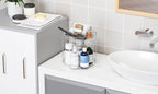 Yieach Clear 360 Rotating Bathroom Counter Organizer, 2 Tier Spinning Perfume - Image 6