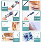 QURIPE 7pcs Manicure Set, Nail Clippers Kit, Stainless Steel Manicure Kit - Image 3