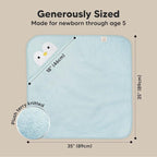 KeaBabies Hooded Baby Towel for Newborn - Image 4