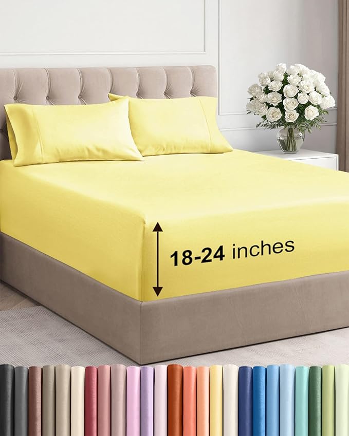 Extra Deep Cal King Sheet Set by CGKUnlimited