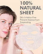 DERMAL A+B Korea Collagen Essence Full Face Facial Mask Sheet 32 Full Color SET - Image 5