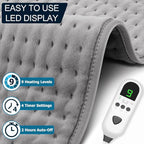 Heating Pad for Back Pain & Period Cramps Relief, 9 Heat Settings Electric - Image 3