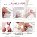 Facial Cleansing Brush 2 in 1Double-Sided Facial Cleaning Brush - Image 4