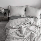 Simple&Opulence 100% Washed Linen Duvet Cover - Image 9