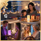 Touch Night Light Rechargeable LED Mood Lamp 7 RGB Color Ambience Lighting - Image 7