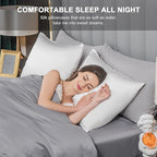 Mulberry Silk Pillowcase for Hair and Skin, Standard Size Cooling Silk Pillow - Image 4