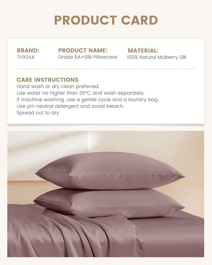 THXSILK Mulberry Silk Pillowcase - Image 8