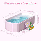 Portable Bathtub, Foldable Bathtub No Installation, Bathroom SPA Soaking Tub - Image 3