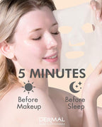 DERMAL A+B Korea Collagen Essence Full Face Facial Mask Sheet 32 Full Color SET - Image 7