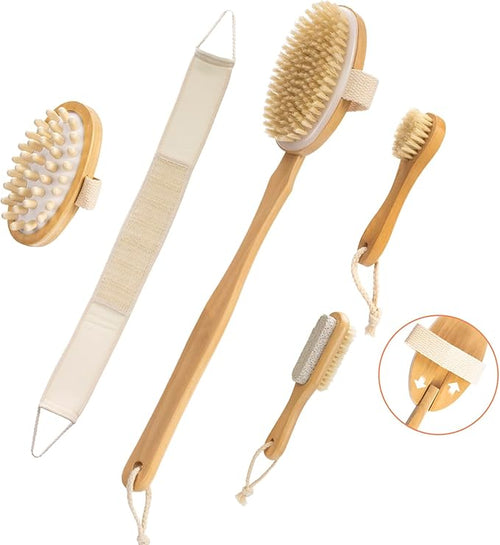 7 Packs Dry Brushing Body Brush Set by Mesiiloly