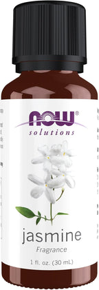 NOW Essential Oils, Jasmine Fragrance, Romantic Aromatherapy Scent, Steam by NOW