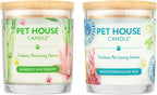 Pet House Candles, Clean Burning, Long Lasting Scented Pet Odor Candles by OneFurAll