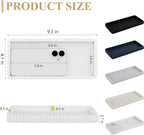 Silicone Bathroom Tray Small Vanity Organizer Rectangle Sink Caddy Sponge - Image 6