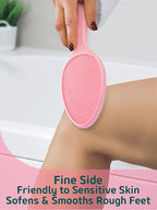 2-Sided Glass Foot File Callus Remover Without Drain Stand - Image 5