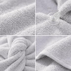 100% Turkish Cotton Hair Towel Wrap 2 Pack – Oeko-TEX Certified Quick Dry Turban - Image 4