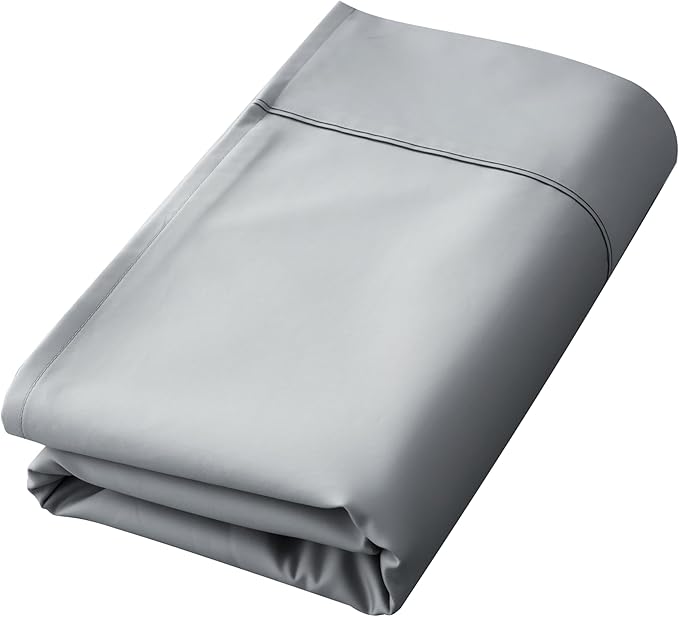 Cotton Flat Sheets Only, 600 TC 100% Cotton Flat Sheet Top Sheet Only, TwinXL by ShunjieHome