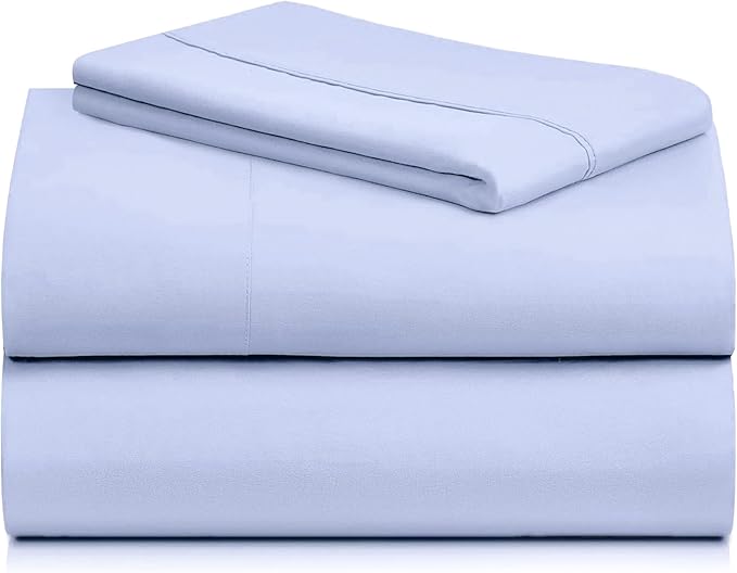 LuxClub 3 PC Twin Sheet Set, Deep Pockets Wrinkle Free Cooling Bed Sheets Hotel - Image 8