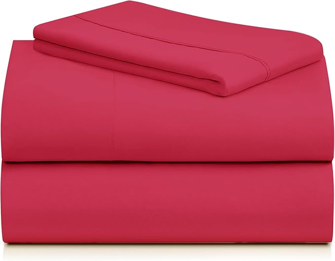 LuxClub 3 PC Twin Sheet Set, Deep Pockets Wrinkle Free Cooling Bed Sheets Hotel - Image 8