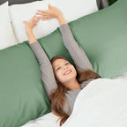 WishSmile Body Cooling Pillowcase Long Pillow Case Breathable Cool Silky Soft - Image 6