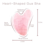 Gua Sha Facial Tools, Rose Quartz Guasha Tool - Image 2