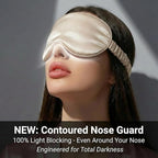 MATASSE 100% Mulberry Silk Sleep Mask 22 Momme Grade 6A -3D Contoured Eye Mask - Image 4