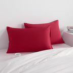 NTBAY Queen Pillow Cases Set of 2, 2 Pack Brushed Microfiber 20x30 Pillow Cases - Image 2