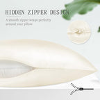 OLESILK Silk Body Pillowcase 20x54 Zippered: 100% Mulberry Silk - Image 5