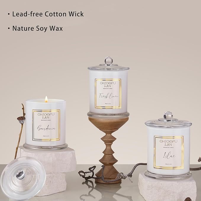 Chloefu LAN Warm Amber Candle, Scented Candles Gifts - Image 6