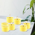 50 Pack Clear Tea Lights Candles Bulk, Summer Citronella Candle Outdoor and - Image 5