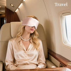 USlixury Silk Sleep Mask, 3D Contoured Sleeping Masks, 100% Mulberry Silk - Image 6